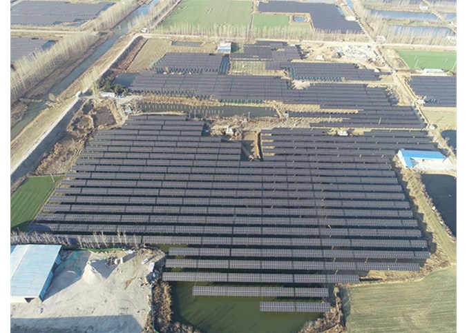 山東省棗莊市嶧城區(qū)底閣鎮石膏礦沉陷區(qū)100MW漁光互補平價光伏發(fā)電項目